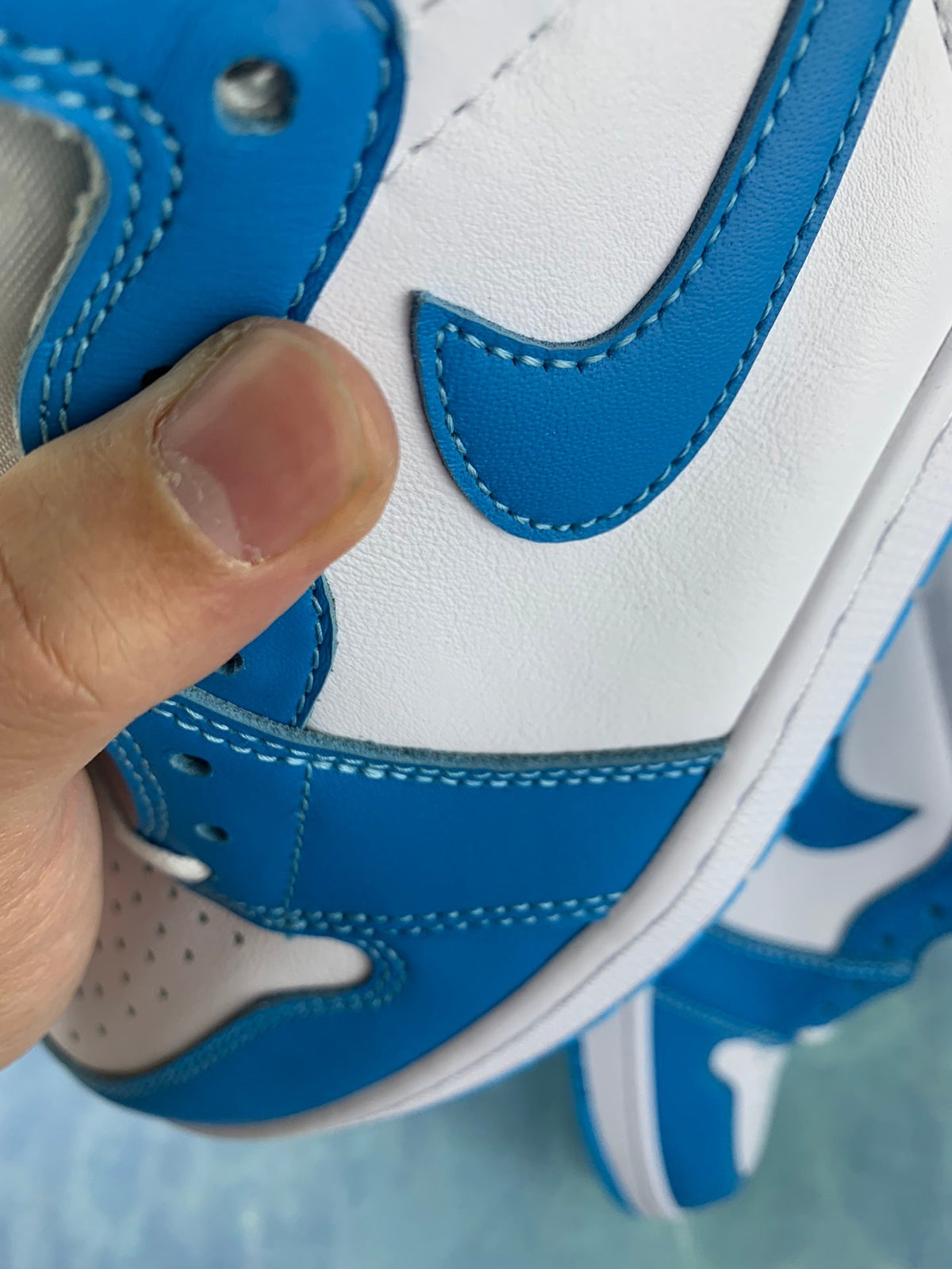 Air Jordan 1 High UNC Blue Unisex Sneakers